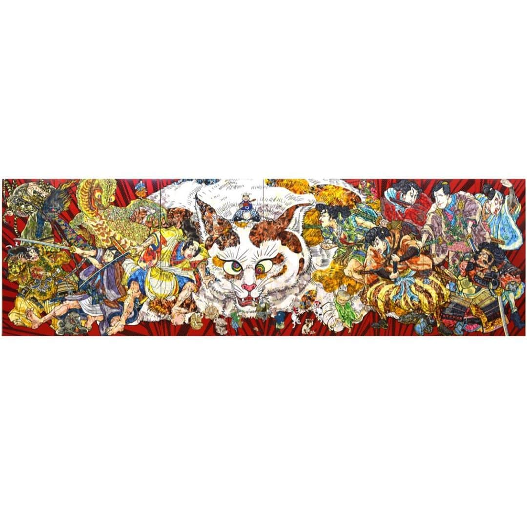 村上隆さんのインスタグラム写真 - (村上隆Instagram)「Big CAT& SAMURAI & YOKAI」10月15日 22時40分 - takashipom