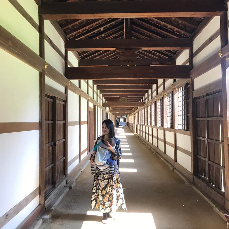 大西蘭のインスタグラム：「・ 大人の遠足👟 ・ 高岡市にある国宝 瑞龍寺。 ・ 訪れるのは子供の時以来。 ・ 青空に映える伽藍。美しい。 ・ ８枚目の写真はトイレの神様と言われる烏枢沙摩明王。 （本物は写真禁止なので、これはレプリカ） ・ 現存する烏枢沙摩明王像としては日本最古で最大級。 明王が左足を高く上げ、不浄な振る舞いのあった猪頭の亥子神を縛り上げ、戒めている姿が特徴。 烏枢沙摩明王のお札を目より高い位置に貼り、お手洗いをきれいにすると、不浄がはらわれ、病気平癒、安産成就、子孫繁栄などがもたらされるそうです。 ・ 瑞龍寺はどこを見ても素晴らしく、お天気の良さも相まって、清々しい気持ちになりました。 ・ ・ #国宝 #瑞龍寺 #烏枢沙摩明王 #トイレの神様 #大人の遠足 #富山観光 #高岡観光 #富山旅行 #富山おすすめスポット #mamagirl #mamalife #zuiryujitemple #toyamatrip #takaokacity」