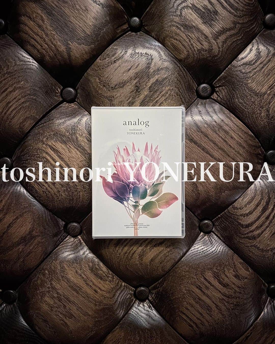 米倉利紀さんのインスタグラム写真 - (米倉利紀Instagram)「DVD “analog” TOUR 2019 is ready👍 release date: 2019. 10. 21.」10月16日 0時44分 - toshi_yonekura