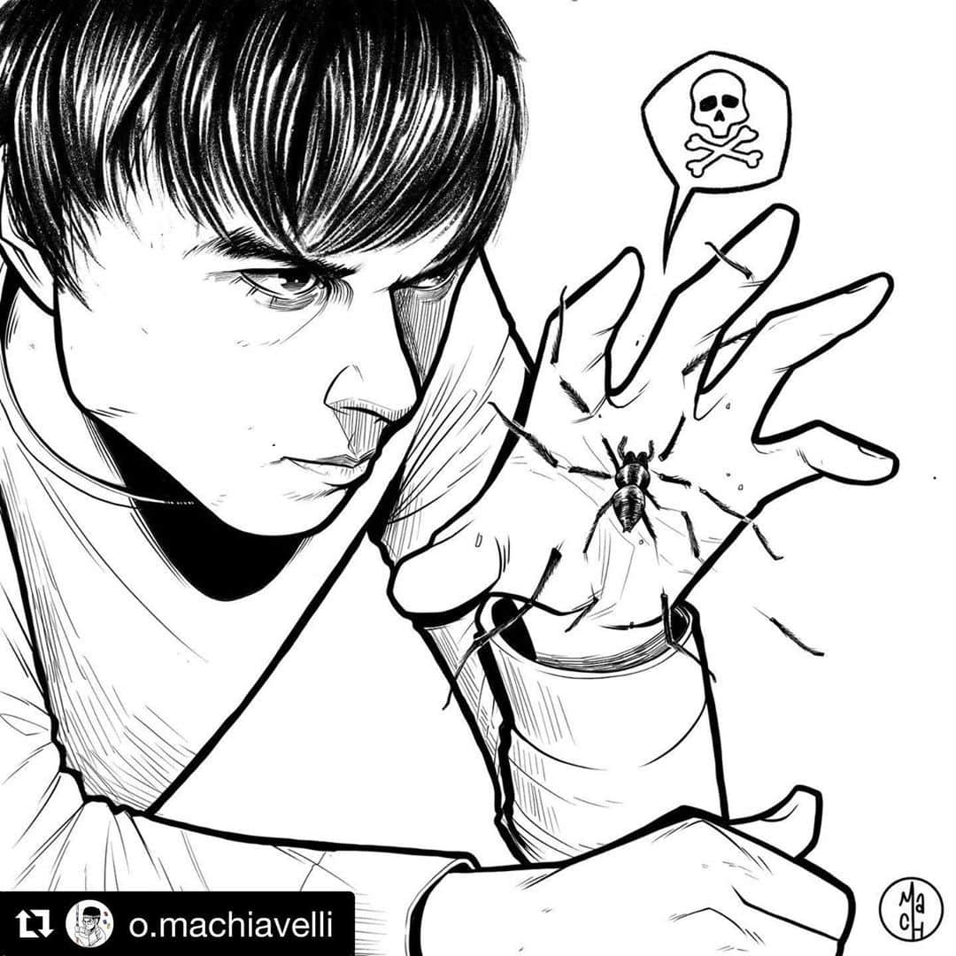 デイン・デハーンさんのインスタグラム写真 - (デイン・デハーンInstagram)「Thanks @o.machiavelli!! #fanarteveryday」10月16日 3時39分 - danedehaan