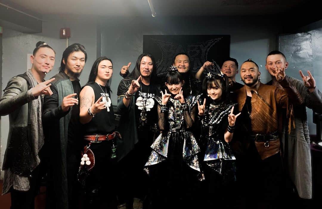 BABYMETALさんのインスタグラム写真 - (BABYMETALInstagram)「Excited to have #TheHU on tour with us in the US!! #BABYMETAL #METALGALAXY #Worldtour #Portland」10月16日 15時40分 - babymetal_official