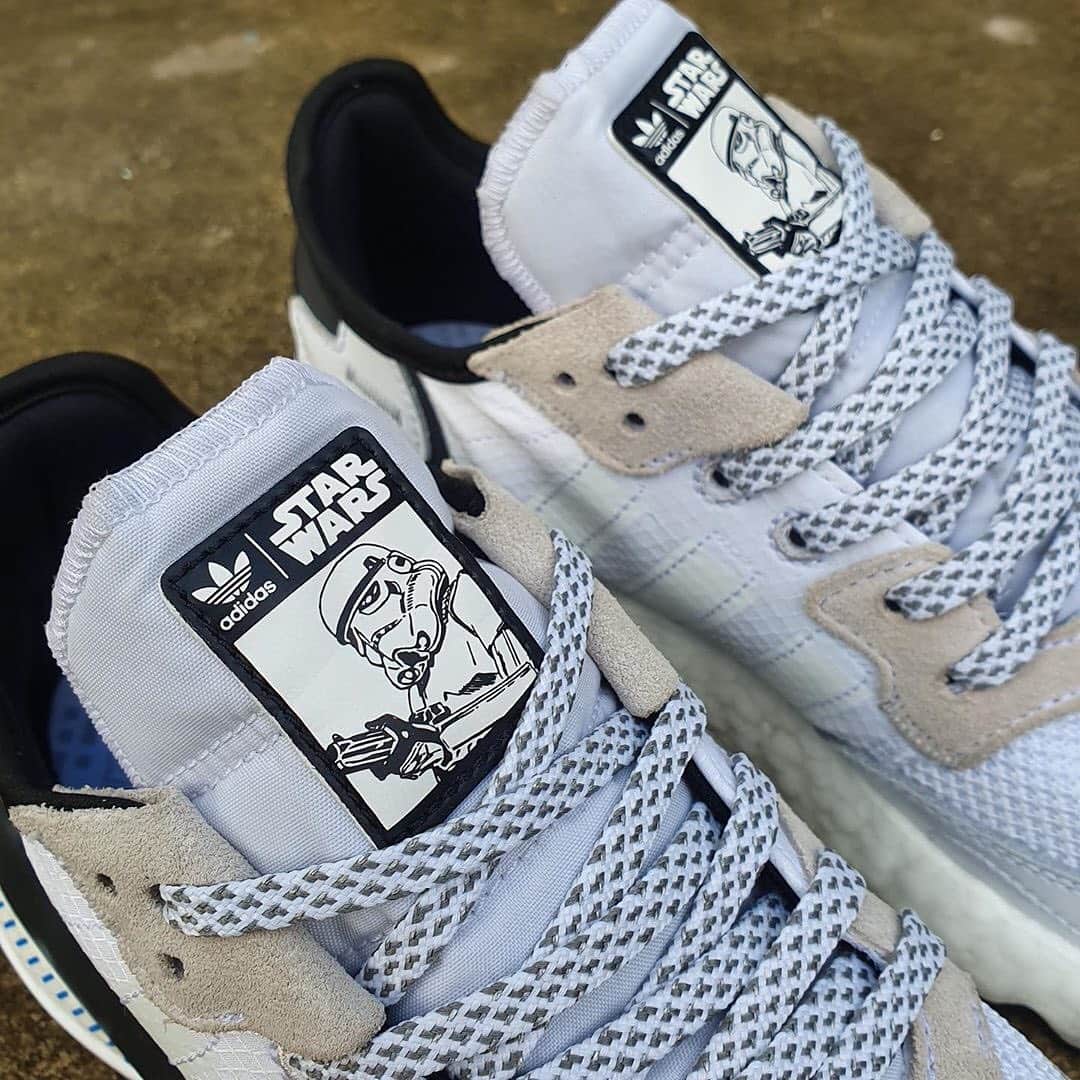 HYPEBEASTさんのインスタグラム写真 - (HYPEBEASTInstagram)「@hypebeastkicks: Take a look a the @adidas Stormtrooper-themed Nite Jogger colorway. The Stormtrooper’s simple black-and-white color palette dresses the model, seeing the upper taking on a mostly white base with contrasting black accents. The sneaker is expected to release at select adidas retailers and adidas.com ahead of Star Wars: The Rise of Skywalker, which lands in theaters December 20. Keep it locked here for when official photos and release notes surface.⁠⠀ Photo: @yankeekicks」10月16日 10時12分 - hypebeast