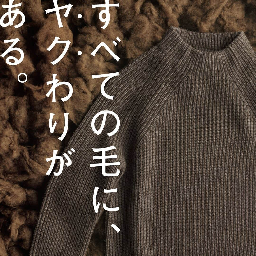 無印良品さんのインスタグラム写真 - (無印良品Instagram)「すべての毛に、ヤクわりがある。 標高3,000m以上の高地で育つヤクは、厳しい寒さから身を守るために、しなやかで保温性にすぐれた毛を持ちます。 細い毛だけでなく、梳いたときに分別される太い毛まで、毛の特長を生かしながら、無駄なく活用しています。  #無印良品 #MUJI #MUJIwear #ヤク #Yak #ウール #Wool #ヤクウール #YakWool #セーター #Sweater #カーディガン #Cardigan #秋 #秋コーデ #Autumn #Fall」10月16日 11時00分 - muji_global