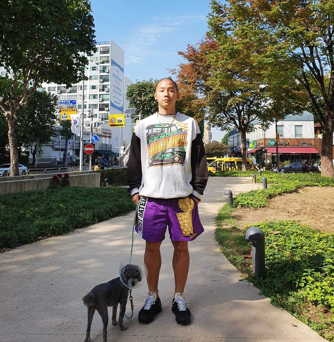 ショリさんのインスタグラム写真 - (ショリInstagram)「#아프지마 #파찌 #운동하자 🐩 #마이티마우스 #쇼리 #산책 #날씨굳☀️」10月16日 13時30分 - shorrymm