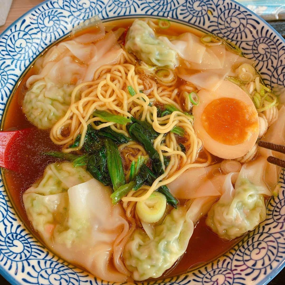 のインスタグラム：「#ワンタン麺#野菜ワンタン麺#三井アウトレットパーク木更津 #初上陸 #子連れにやさしい」