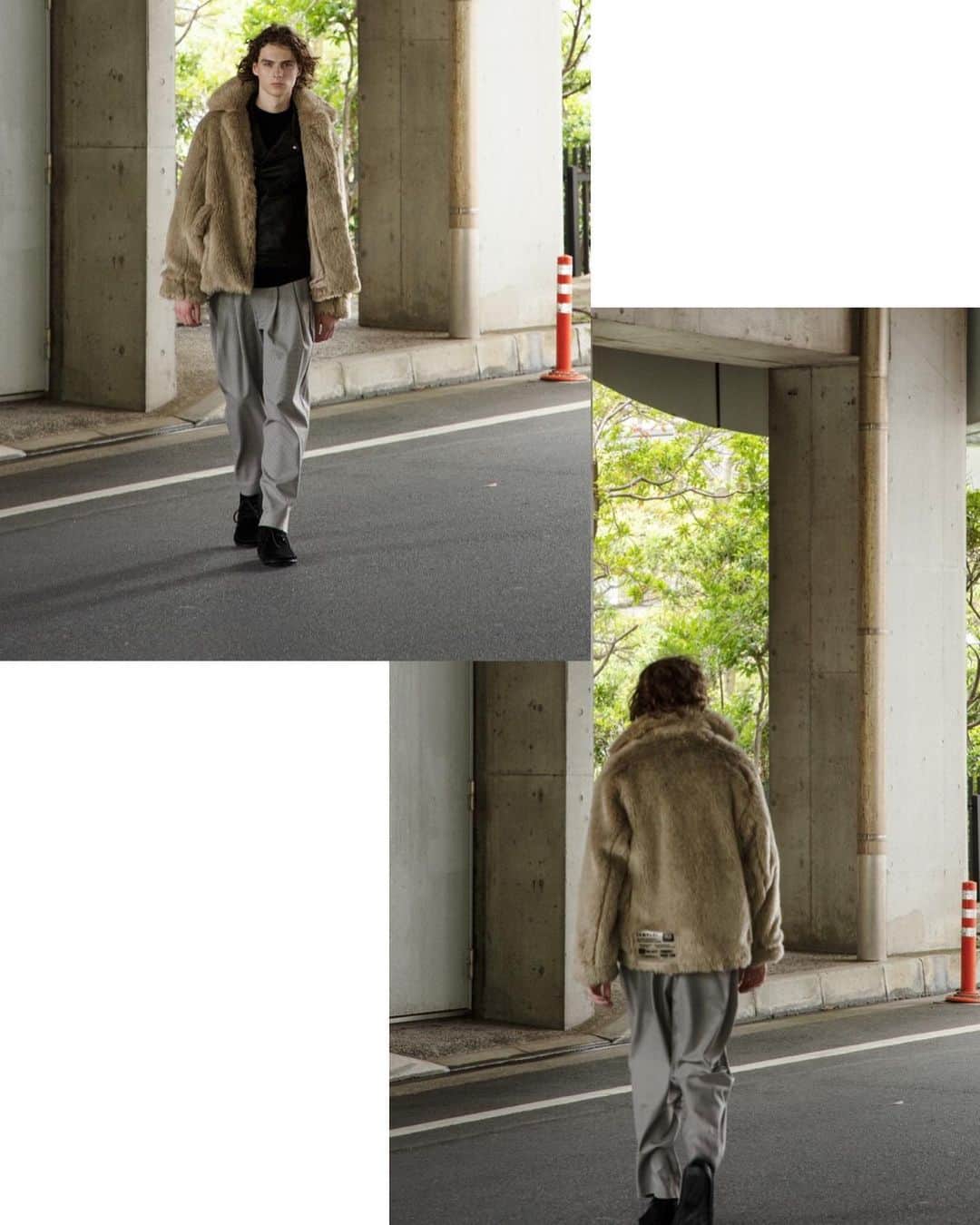 のインスタグラム：「▼LOOK BOOK﻿ Lui's  2019-2020  Autumn & Winter Collection﻿ Season Thema 【 BLACK 】﻿ ﻿ ﻿ blouson / @dairiku_ ﻿ leather jacket / @luis_official___ ﻿ sweater / @luis_official___  pants / @luis_official___ ﻿ shoes / @airwalk ﻿ ﻿ ﻿ ﻿ #luisfashion﻿ #dairiku ﻿ #airwalk ﻿ #2019aw﻿ #ダイリク #エアウォーク ﻿ ﻿」