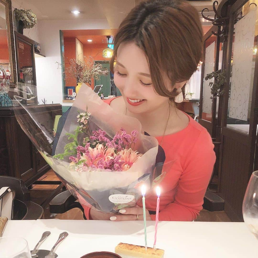 安中亜美さんのインスタグラム写真 - (安中亜美Instagram)「ㅤㅤㅤㅤㅤㅤㅤㅤㅤㅤㅤㅤㅤ 昨日は大好きなひろみの誕生日会でした🥂 毎年お誕生日ラインを送って こうやってお祝いできて本当に嬉しい❤️ ㅤㅤㅤㅤㅤㅤㅤㅤㅤㅤㅤㅤㅤ 誰よりも素直で明るくて 人を元気にする力があるひろみは あみにとってとても大切で特別な友達🧸💕 ㅤㅤㅤㅤㅤㅤㅤㅤㅤㅤㅤㅤㅤ これからもずっとひろみの幸せを心から願ってる🌿 そして大好きなさあやと一緒にお祝いできて よかった💓ありがとう🥰 ㅤㅤㅤㅤㅤㅤㅤㅤㅤㅤㅤㅤㅤ ひろみ今年も最高な一年にしてね❤️ ㅤㅤㅤㅤㅤㅤㅤㅤㅤㅤㅤㅤㅤ #誕生日会#happybirthday#love #天満橋#お誕生日ご飯#ディナー#ルビストロクードポール  ㅤㅤㅤㅤㅤㅤㅤㅤㅤㅤㅤㅤㅤ」10月16日 17時13分 - amitwinsworld