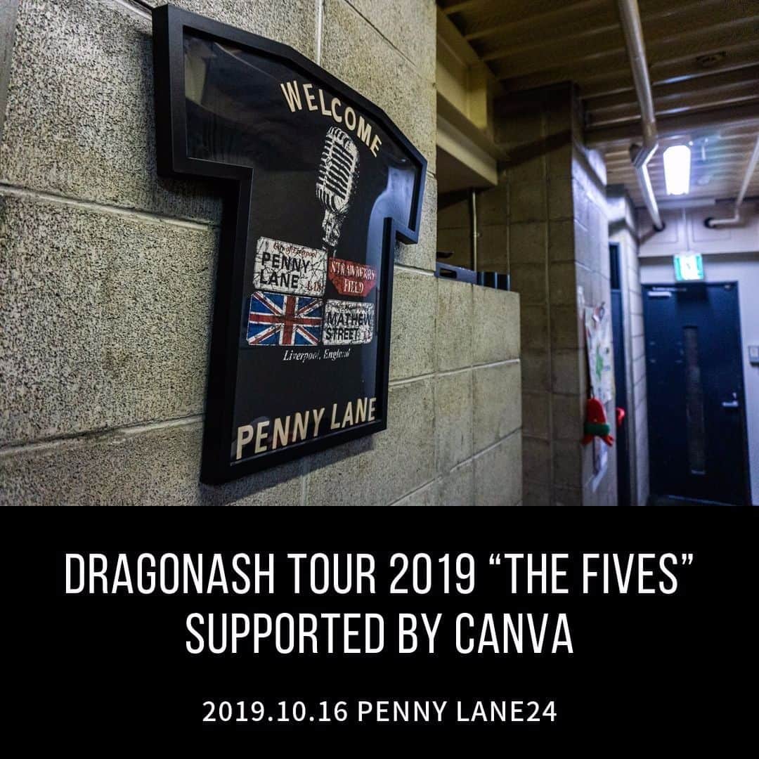 Dragon Ashさんのインスタグラム写真 - (Dragon AshInstagram)「DRAGONASH TOUR 2019 "THE FIVES" supported by Canva  @ PENNY LANE24 https://dragonash.jimdofree.com/tour/sapporo/  #DA_livephoto photo by  @nekoze_photo」10月16日 17時28分 - dragonash_official