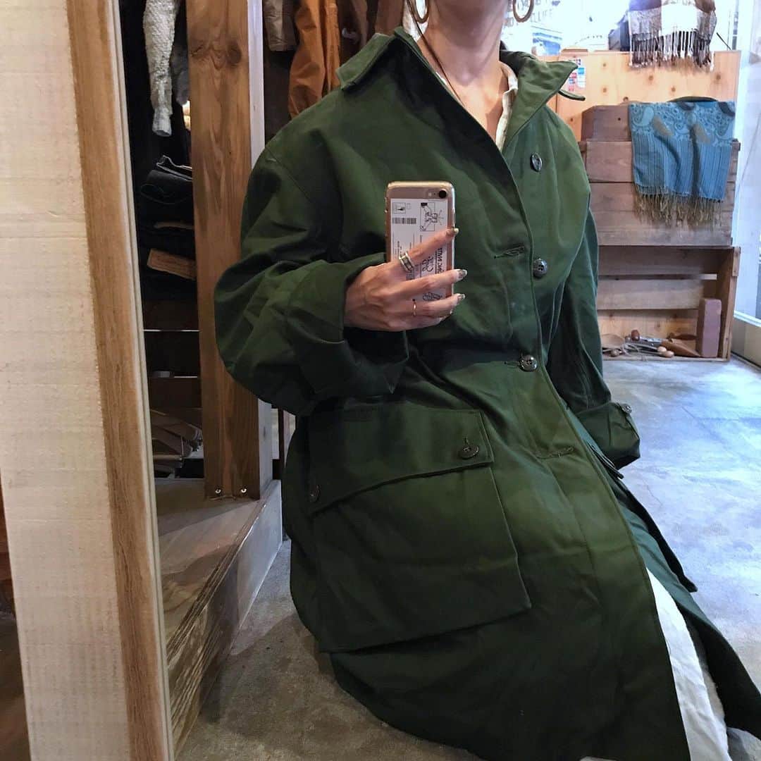 のインスタグラム：「TSGD_2nd@shimokitazawa  military coat ：152cm」