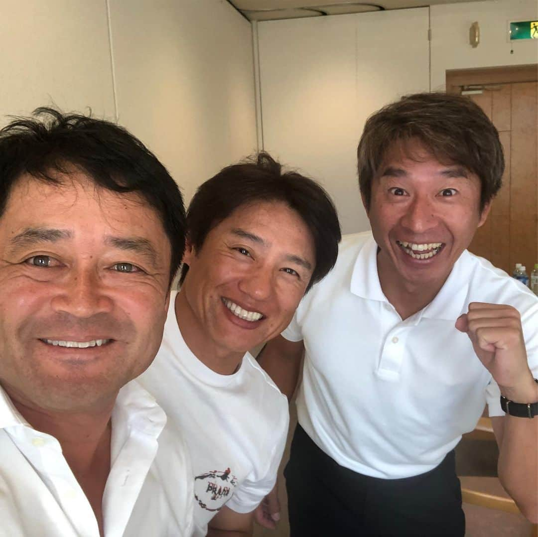 横田真一さんのインスタグラム写真 - (横田真一Instagram)「#ACNチャレンジカップ #池谷幸雄 #萩原次晴 マイナビNext Heroine GOLF TOUR #Golfnettv Live配信 10/17木曜日  第1部 8:55〜11:00 第2部 14:00〜16:00 なんちゃってベストスコア更新62(フロントティだから😂） #フロントティ名人横田 #成澤祐美 選手もパープレー 明日の本番頑張ってね👍 ご一緒したABCの脇坂さん見事優勝🤣」10月16日 18時40分 - yokoshingolf