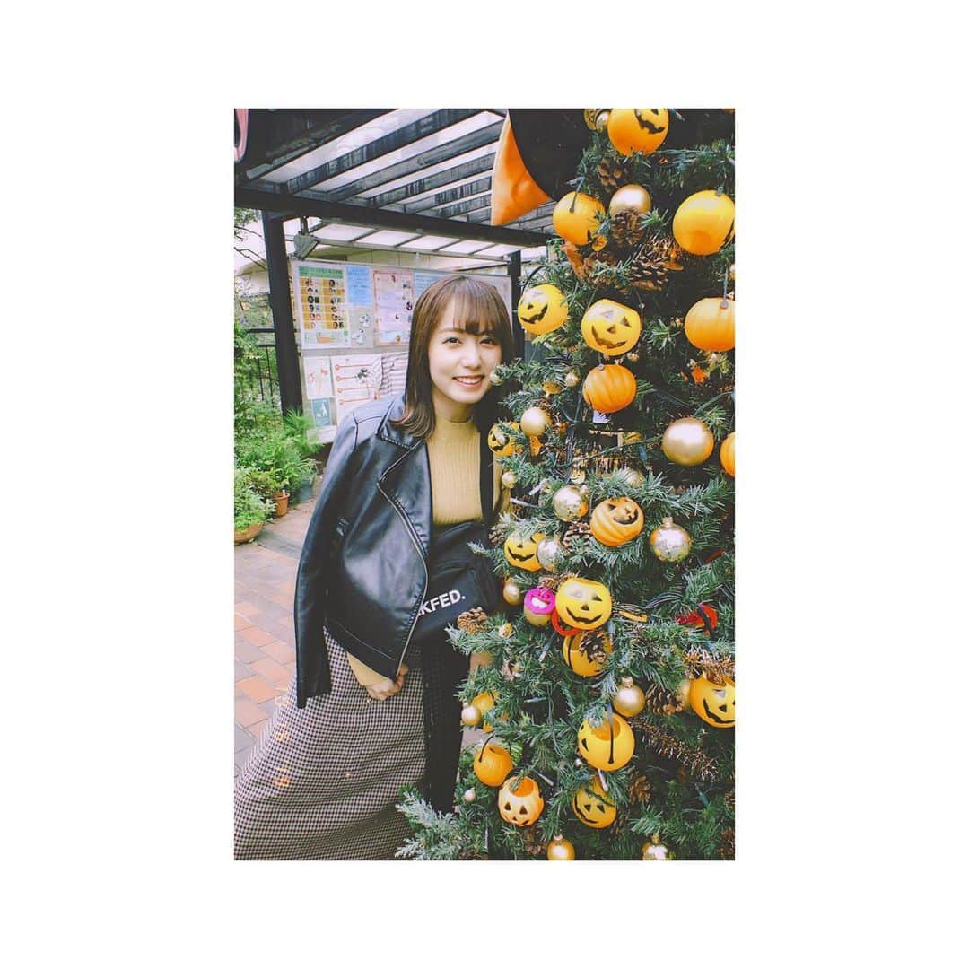 前田美里のインスタグラム：「すっかりハロウィン🎃。 #ハロウィン #かぼちゃ #halloween #表参道 #film #film_jp #dazzカメラ #ファインダー越しの私の世界 #写真好きな人と繋がりたい  #japanesegirl」
