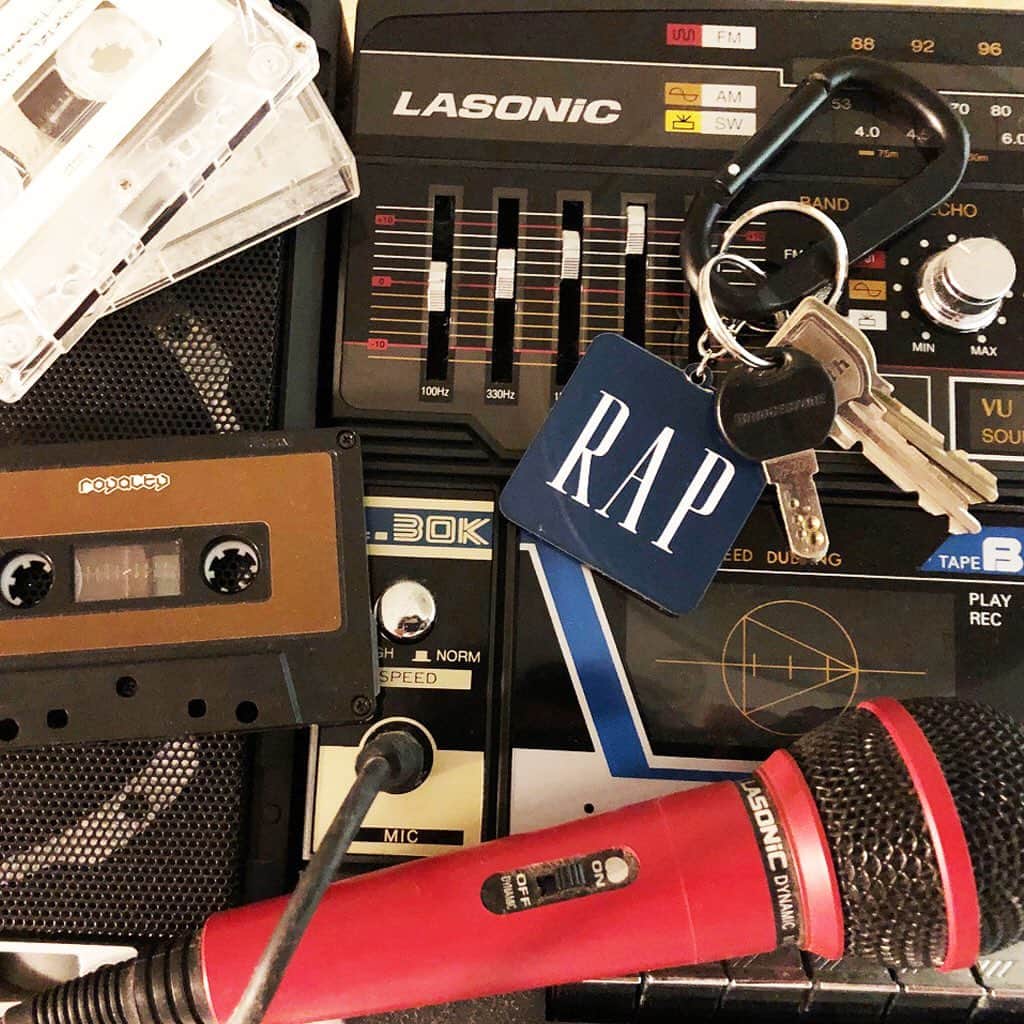 セカンドラボさんのインスタグラム写真 - (セカンドラボInstagram)「. 【RAP KEY RING】 . キーリング各種リリースです◡̈⃝☻ . http://secondlab.us . #secondlab #rug #keyring #souvenir #rap #lasonic #cassette #cassettetape #japanmade #madeinjapan」10月16日 20時20分 - secondlab_official