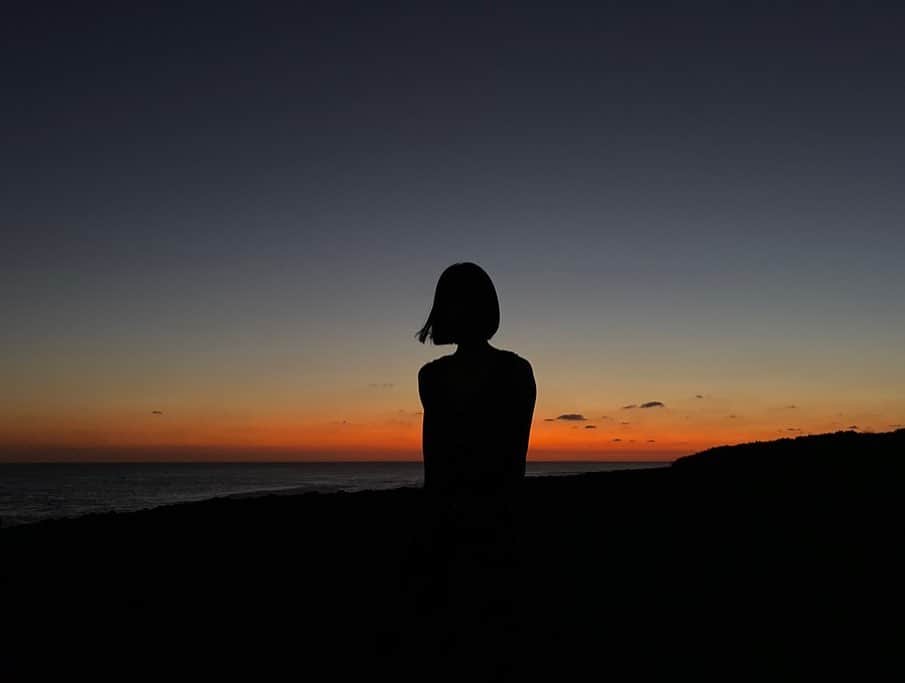 横田ひかるさんのインスタグラム写真 - (横田ひかるInstagram)「👩🏻‍🦰 #波照間島 #sunset  #日本最南端」10月16日 21時12分 - _rncn950805