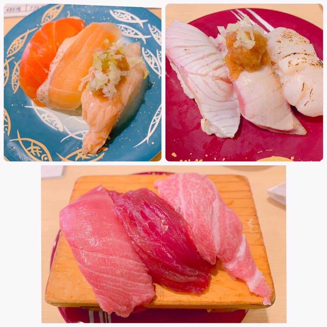 佐藤智美のインスタグラム：「今日は家族の誕生日🎂✨ 本人のリクエストで回転寿司🍣に行ってきました✌️ ただあまりケーキが得意でないと言うので、ケーキ屋サンでバースデージェラート❓を注文w なんか変なバランスだけど 本人は満足らしい🤣 つーことで…  めっちゃおめでとう〜〜🎉㊗️ #誕生日おめでとう  #回転寿司  #ケーキ」