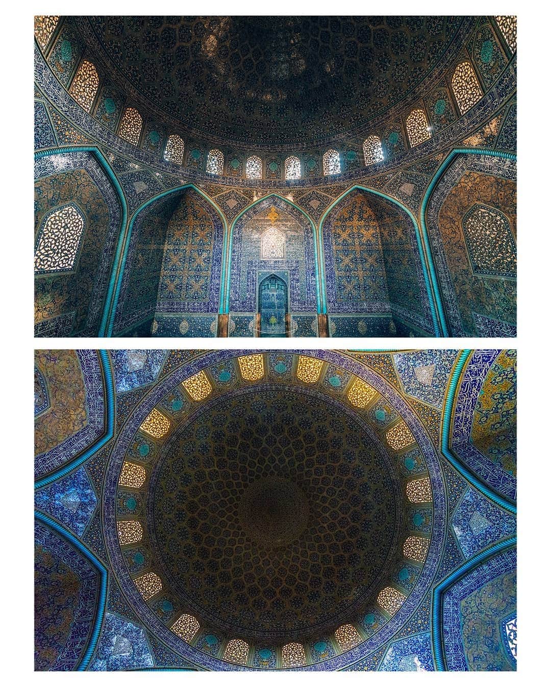VuTheara Khamさんのインスタグラム写真 - (VuTheara KhamInstagram)「Souvenir of Esfahan, Iran, (2019) 🇮🇷 Well arrived in Paris since Monday evening, I have a lot souvenirs from Iran in my head: faces, people, architecture, culture, landscape... Thank you so much everybody for all yours messages. I'll be back next year.  I'll continue to share a series of pictures in Iran this week.  It's a series of pictures taken in the Masjed-e Cheikh Lotfollah, focus in architecture and details. 💙 @feeliran #letsfeeliran」10月17日 0時14分 - vutheara