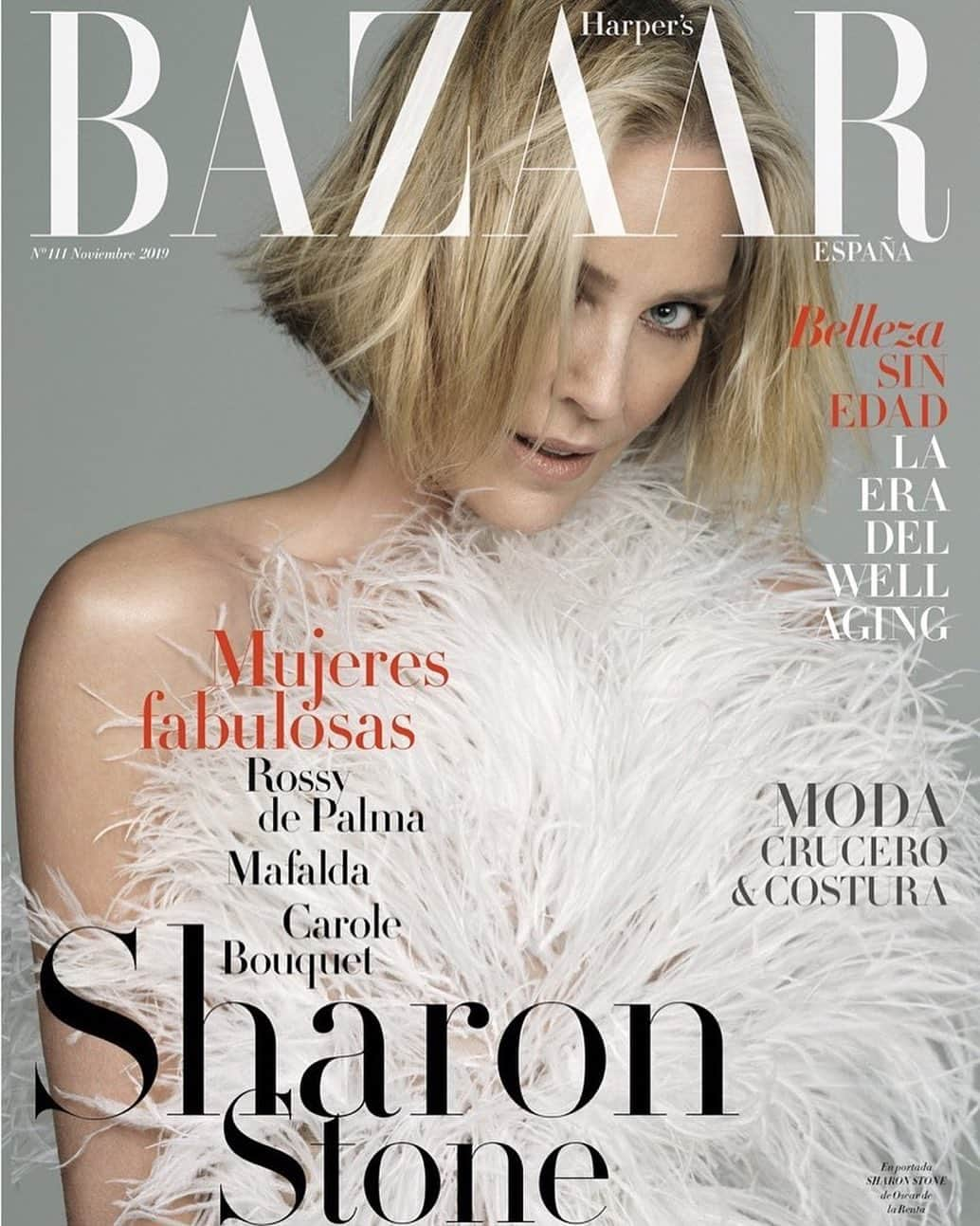 シャロン・ストーンさんのインスタグラム写真 - (シャロン・ストーンInstagram)「Thank you to @harpersbazaares! #NovemberCover. And to my amazing team. • • Editor in Chief: @inmajimenezbazaar  Photographer: @juankr_ Style: @kristeningersoll Hair: @giannandreahair Makeup: @missjobaker Hair Colorist: @brooklynstephen  @oscardelarenta #HarpersBazaar • • #Repost from @harpersbazaares  Noviembre se presenta diferente, no solo en cuanto a cifras, en esta ocasión son cuatro y no una las portadas de la publicación, sino también en contenido. Junto a Sharon Stone se encuentran @rossydpalma , @mafalda y Carole Bouquet conformando las denominadas 'Mujeres Fabulosas', grandes iconos de estilo que han marcado a diversas generaciones y que reivindican la belleza real en este nuevo número. Y es inevitable hablar de belleza y no nombrar a uno de los iconos de las últimas décadas, @sharonstone , que a sus 61 años nos regala esta fantástica editorial. Bienvenidos a la revista. Bienvenidos a Harper's Bazaar. ¡Pasen y lean!#BAZAARnoviembre  Por @kristeningersoll  Fotografía @juankr_」10月17日 4時30分 - sharonstone