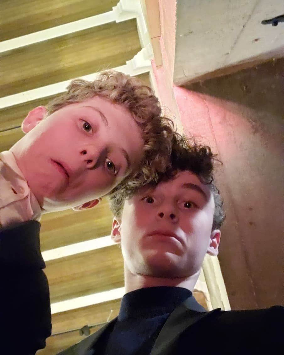ワイヤット・オレフのインスタグラム：「Jojo Rabbit is such an exceptional film that succeeds on every level. It's such an important movie to see. It beautifully combines its darker subject matter with Taika's stylized humor to create a movie with a ton of heart tackling a super tough subject. This is an absolute must see, please go support it!」