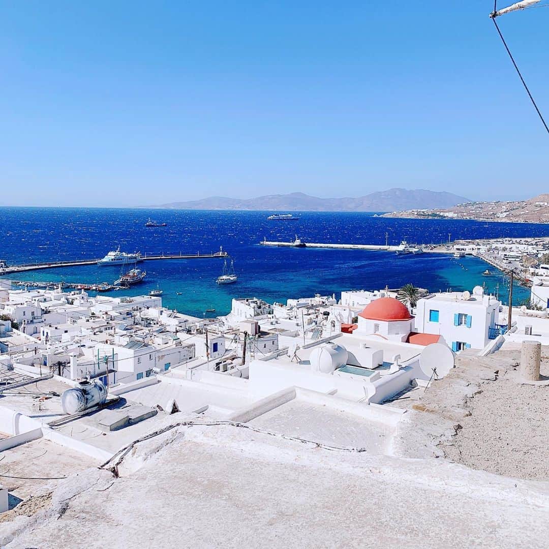 のインスタグラム：「I visited Mykonos!!! It was my dream to go Mykonos..😍 It was amaaaaazing!!!! #mykonos  #heaven」