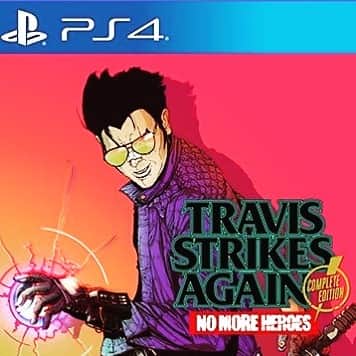 須田剛一のインスタグラム：「Travis Strikes Again drops on the PS4 today! The Steam Ver. will be rocking in tomorrow, the 18th!」