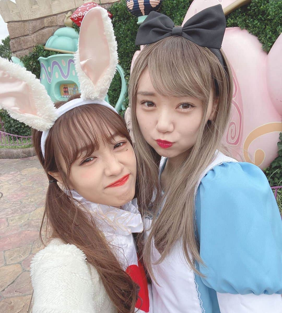 江野沢愛美さんのインスタグラム写真 - (江野沢愛美Instagram)「のんちゃんと🐰♥️可愛すぎ #ファンの子が撮ってくれたよ #撮りあいっこしたぁ #ありがとう」10月17日 12時35分 - enosawa_manami