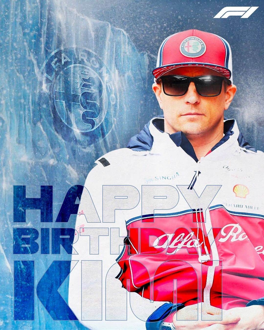 F1さんのインスタグラム写真 - (F1Instagram)「Happy Birthday, Kimi! 🥳😎 . The Iceman celebrates his 40th birthday today! 🙌 . #Formula1 #F1 #Motorsport #Kimi #KimiRaikkonen #AlfaRomeo #Finland #Iceman #Bwoah」10月17日 18時47分 - f1