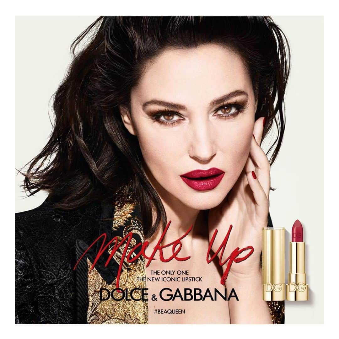 ドルチェ&ガッバーナさんのインスタグラム写真 - (ドルチェ&ガッバーナInstagram)「Monica Bellucci is the icon of sensual Italian beauty, bringing her charm to the new Make Up campaign. The satin texture of the new The Only One Lipstick dresses her lips with feminine sensuality and a luminous finish. #BEAQUEEN just like her. - #DGTheOnlyOneLipstick in #DGAMORE 640. #DGBeauty Photographed by @mertalas and @macpiggott」10月17日 19時01分 - dolcegabbana