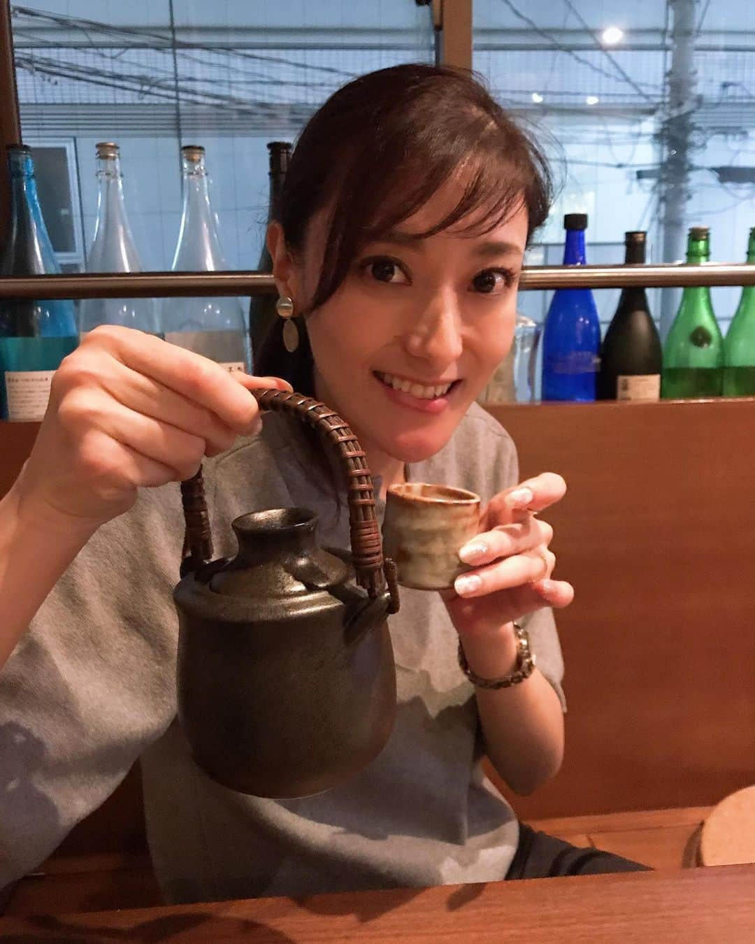 高橋麻美さんのインスタグラム写真 - (高橋麻美Instagram)「熱燗の季節♡  #sake#日本酒」10月17日 21時22分 - charmy421