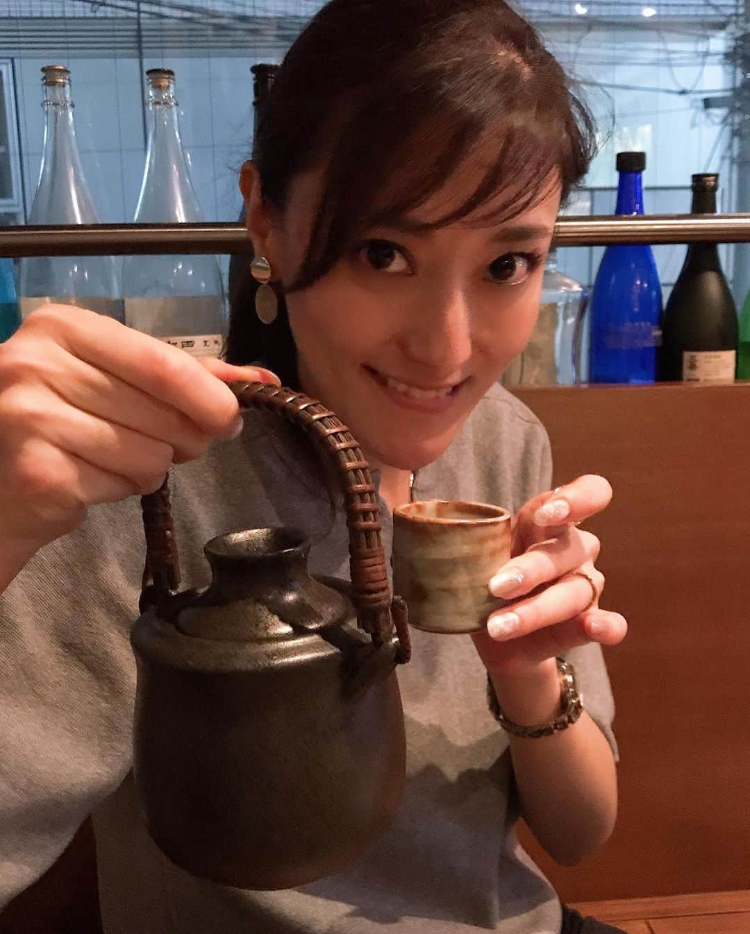 高橋麻美さんのインスタグラム写真 - (高橋麻美Instagram)「熱燗の季節♡  #sake#日本酒」10月17日 21時22分 - charmy421