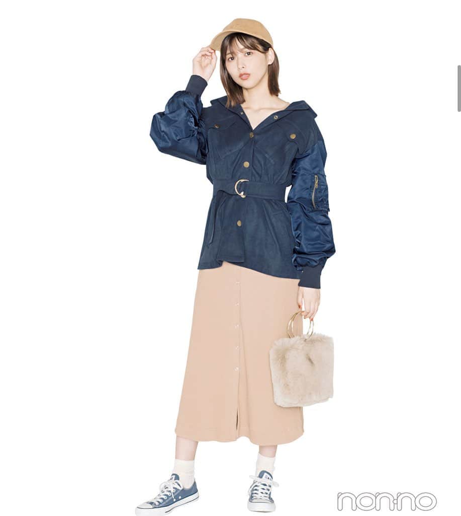 渡邉理佐ファンアカウントのインスタグラム：「鎖骨えぐいわー。！ #渡邉理佐#欅坂46#ノンノモデル」