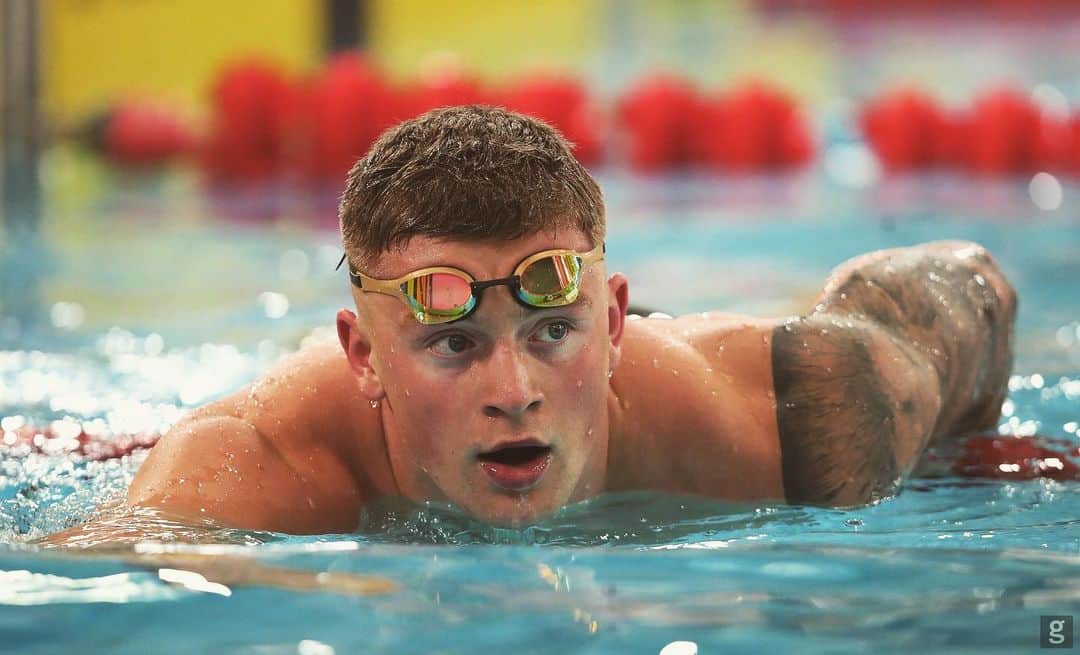 アダム・ピーティのインスタグラム：「Nearly time to get back to sunny Loughborough ☔️ Incredibly happy with my camp and can’t wait to get racing in Budapest with @isl_londonroar in the @iswimleague Good luck to the team racing in Dallas this weekend 🌪🔥」