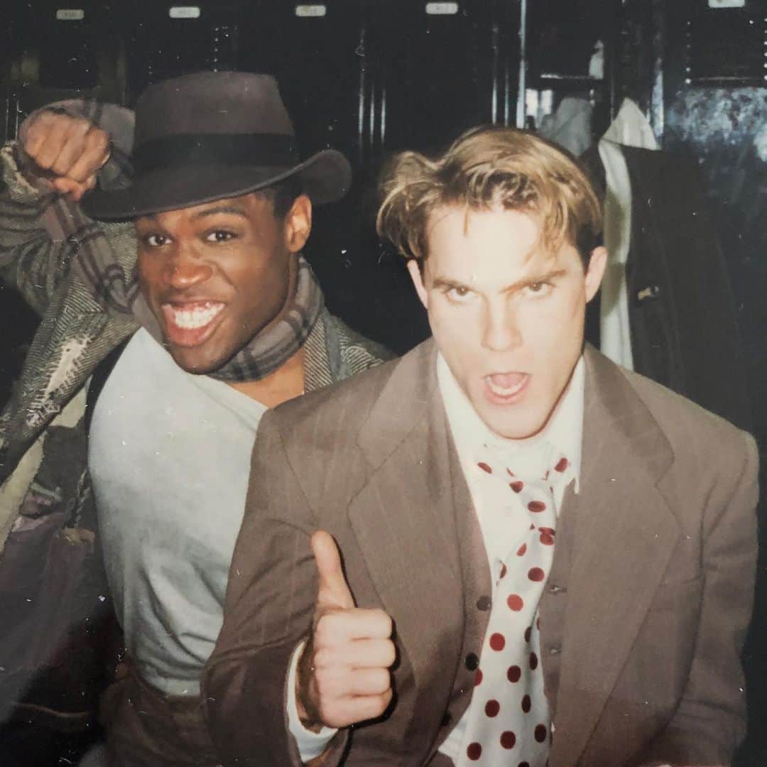 マイケル・ドイルのインスタグラム：「Group 27 throwback with @kevindaniels27 #juilliard #tbt. Kevin says we were doing Saroyan. I say we were drunk.」