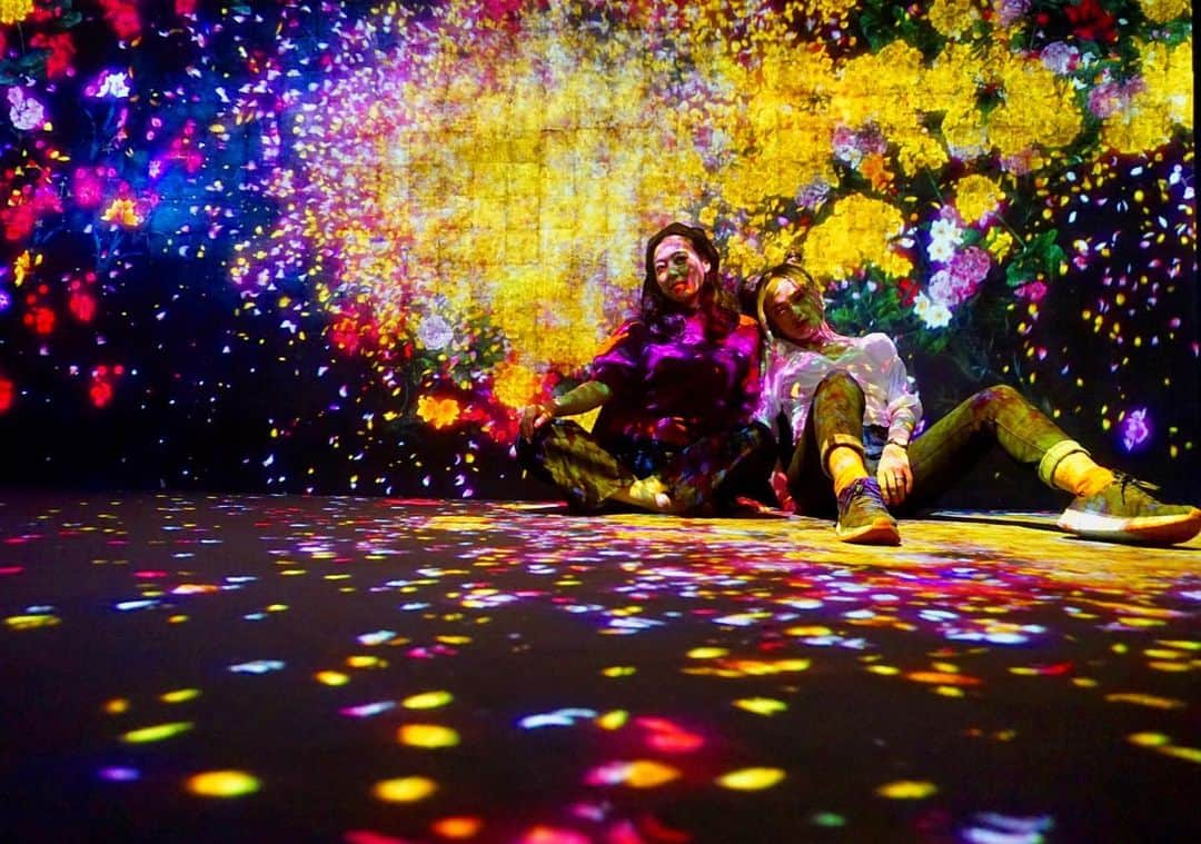 のインスタグラム：「✨🌿🌻 #teamlab #teamlabborderless  #お台場チームラボ #チームラボ」