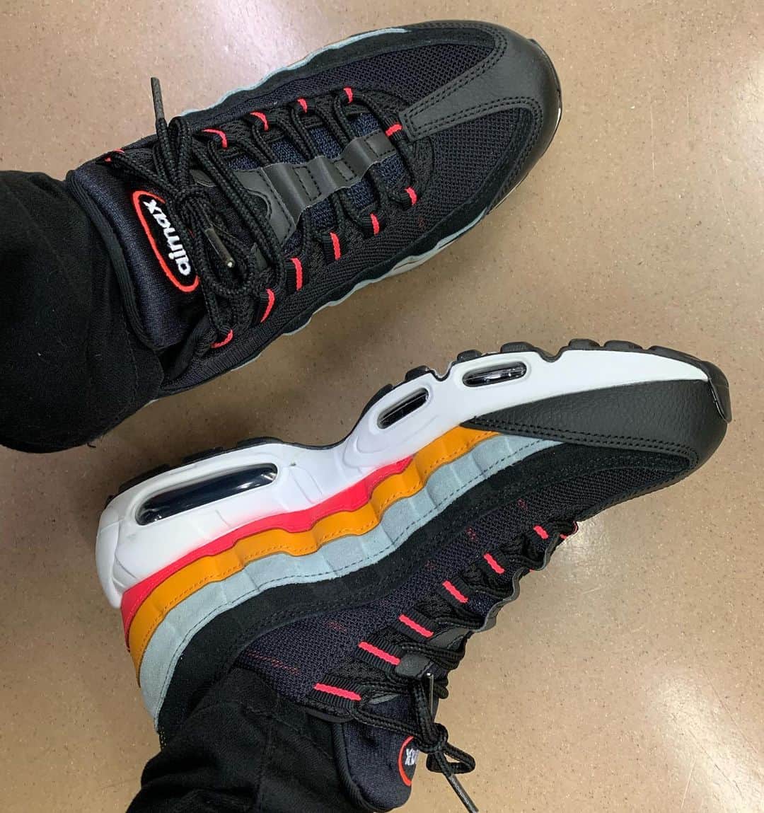 下村大樹のインスタグラム：「今日はこれ  #エアマックス95 #エアマックス #airmax95  #airmax #nikeairmax95 #nike」