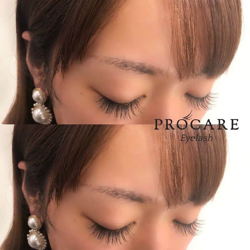 渋木美沙のインスタグラム：「先日初めて @procare_eyelash  さんに 行ってきました❤️ 施術前に地まつ毛の状態を確認してくれたり、すごく丁寧に親身にまつ毛の悩みなど聞いてくださりました。 それを聞いた上でわたしの場合は 負担にならない0.15の太さのエクステンションをお勧めしてもらいました！！ しかも、何よりステキなのが 地まつ毛１本に対してエクステンション１本を確実に装着して まつ毛の根元から1.5mm離して装着してくれるので チクチク感等の 違和感が全然ないの😭✨✨ あと、 何よりカールを上げたデザインでも上品な仕上がりになるから 見た目もめっちゃ自然でキレイに❤️ わたしがやったデザインはこちら😆😆 本数60/60 C(HP)カール 目頭・目尻10mm、真ん中12mm  あとまつ毛の美容液も ここで作ってる物で とても良くてオススメー❤️❤️❤️ #PROCAREEyelash #プロケアアイラッシュ #まつ毛エクステ #eyelashes #植睫毛 #シングルラッシュ #マツエクデザイン #横浜マツエク」