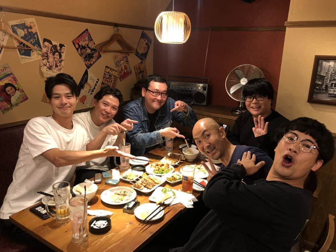 佐藤大さんのインスタグラム写真 - (佐藤大Instagram)「ベン山形君の送別会、大阪で１から芸事を修行しなおすとの事。後輩ながら凄いと思います。 #ラフレクランきょんちゃん  #デニスノブ君  #ジャングルポケットおたけ  #ライス関町 #グランジ大 #ベン山形」10月18日 11時33分 - satodaidaidai