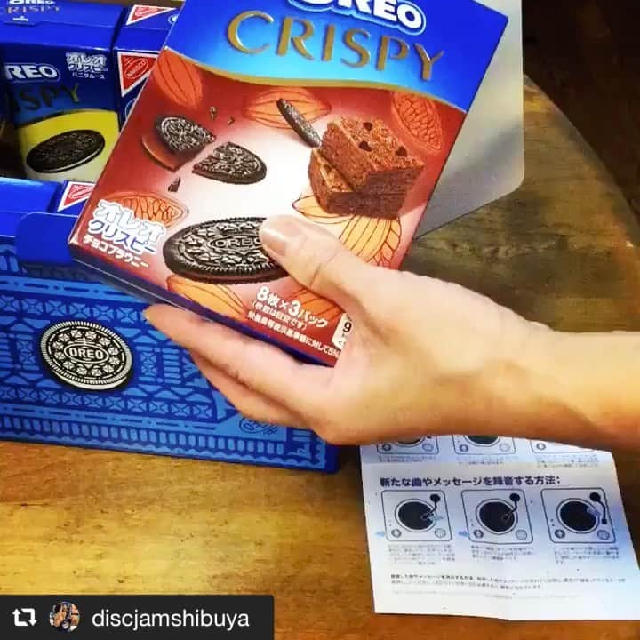 のインスタグラム：「WOW〜♪ @discjamshibuya #oreomusicbox  #どんな音を奏でてくれるんだろう」