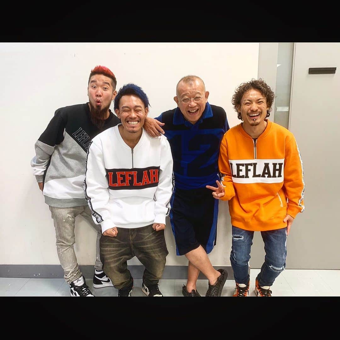 KENTAさんのインスタグラム写真 - (KENTAInstagram)「‪A-Studioメンバーと観ました。‬﻿ ‪鶴瓶さん上白石さん‬﻿ ‪古嵜さんパーシー宇野君チーム天草たこ坊ありがとうございました。‬﻿ ‪僕らが普段から着ているLEFLAHは‬﻿ ‪誰も知らない何もない時から‬﻿ ‪WANIMAを支えてくれました。‬﻿ ‪これからもスカさず笑いながら音楽をやっていきます。‬﻿ ‪応援よろしくお願いします。‬﻿ ‪#Astudio #WANIMA」10月18日 23時59分 - wanimakenta