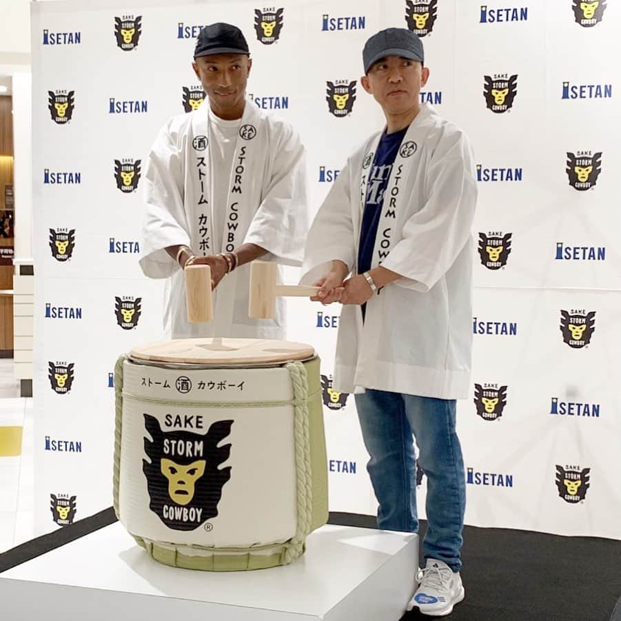 のインスタグラム：「SAKE STORM COWBOY🍶 now available at Isetan Shinjuku ㊗️」