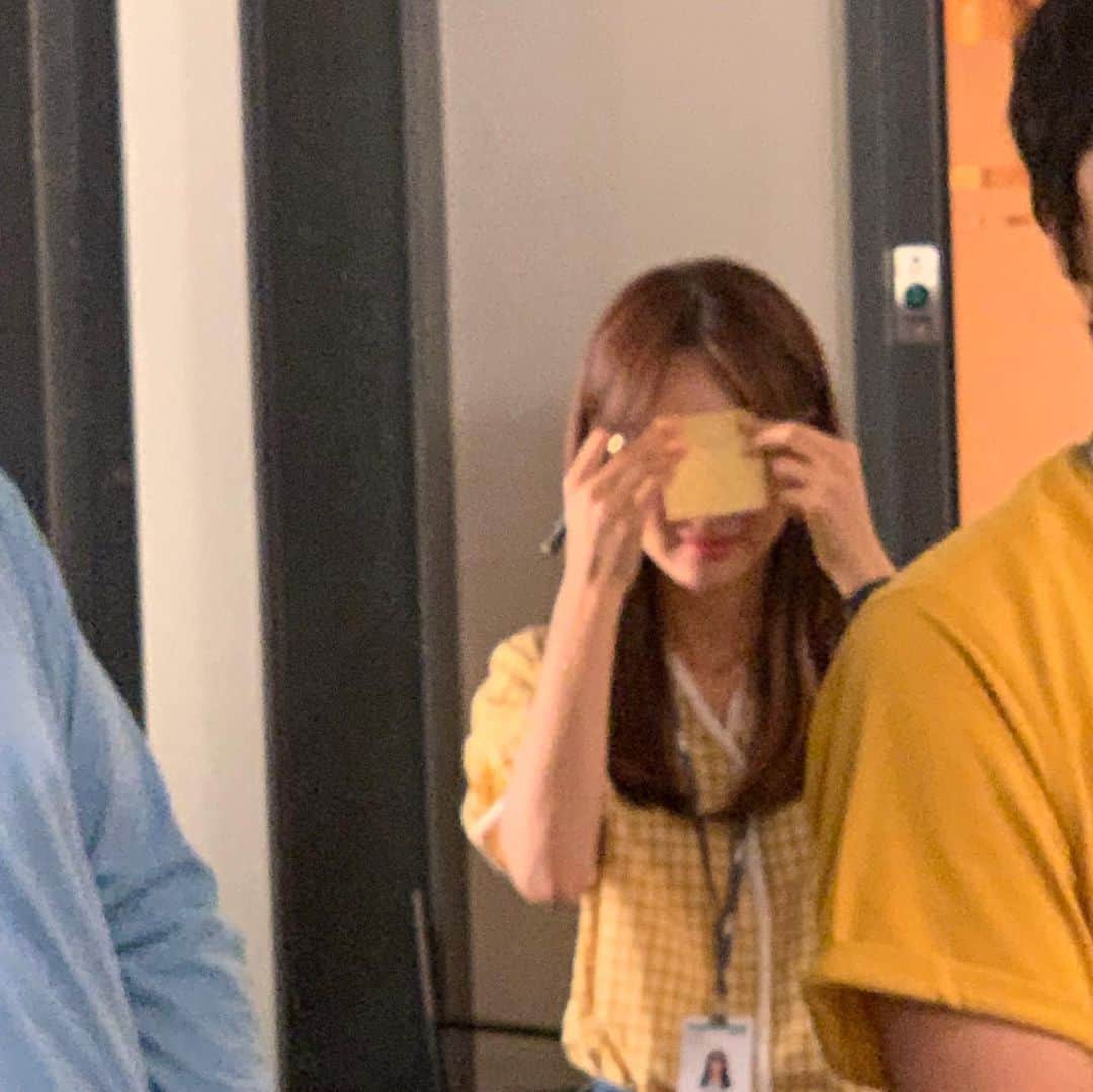 ウォン・ジナのインスタグラム：「😏첫출근 하던날😜」