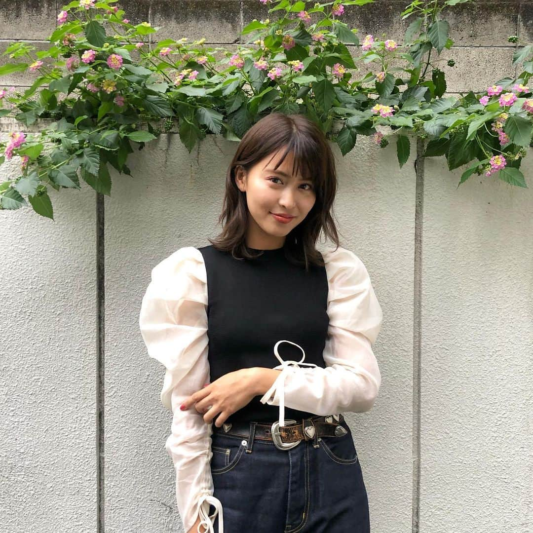 三原勇希さんのインスタグラム写真 - (三原勇希Instagram)「今日の服可愛い！写真撮って載せた方がいいよ！！って言ってもらったので載せる💐 #パワショル」10月18日 17時32分 - yuukimeehaa