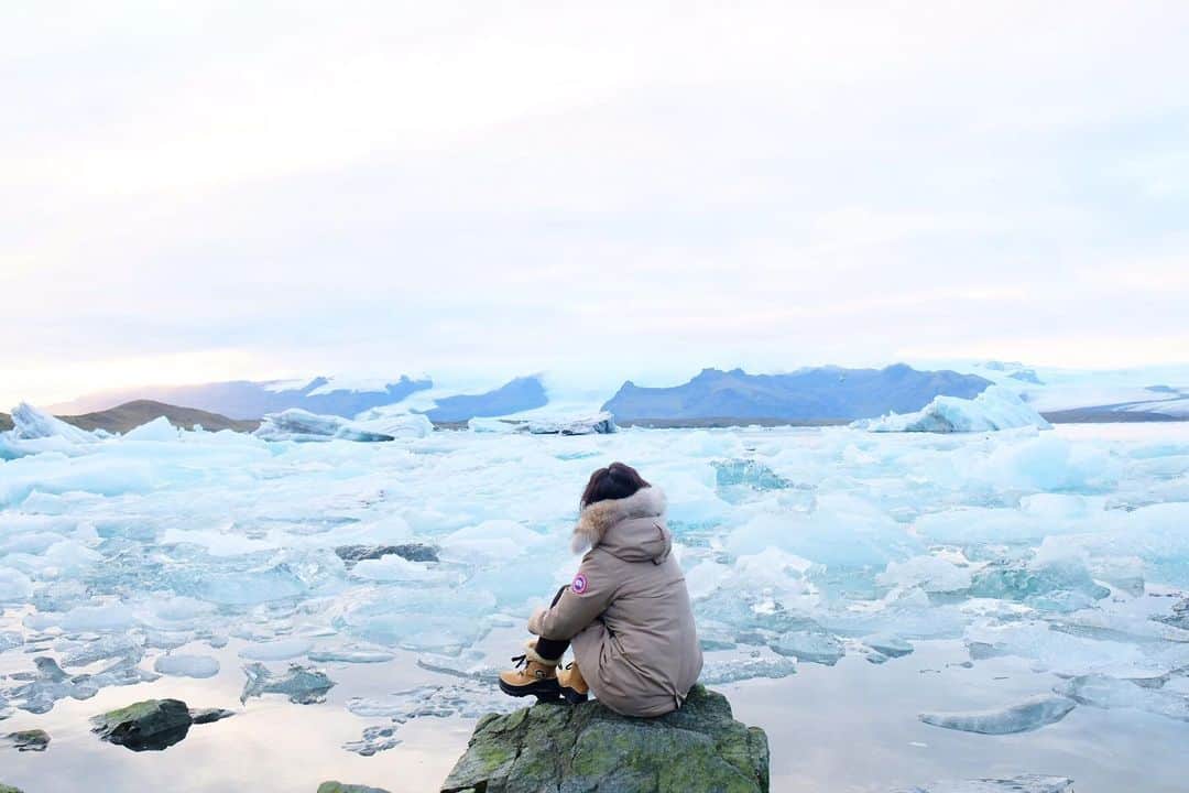 武智志穂さんのインスタグラム写真 - (武智志穂Instagram)「DREAM COME TRUE🤞💫﻿ ﻿ スペインを後にし、飛行機で約4時間半。﻿ 辿り着いたのは、わたしの夢の１つでもあり、ずっと恋い焦がれていたアイスランド🇮🇸﻿ ﻿ 今回の旅の後半1週間は、秋の紅葉で色付くアイスランドドライブトリップ。﻿ わたしの人生の価値観を大きく変えてくれた、壮大で力強くて美しいアイスランドの大自然。﻿ みなさんにもその魅力を少しでもお伝えできるといいなぁ🥺﻿ ﻿ ﻿ #志穂sTrip #Iceland #icelandtravel #火と氷の国」10月18日 19時06分 - shiho_takechi