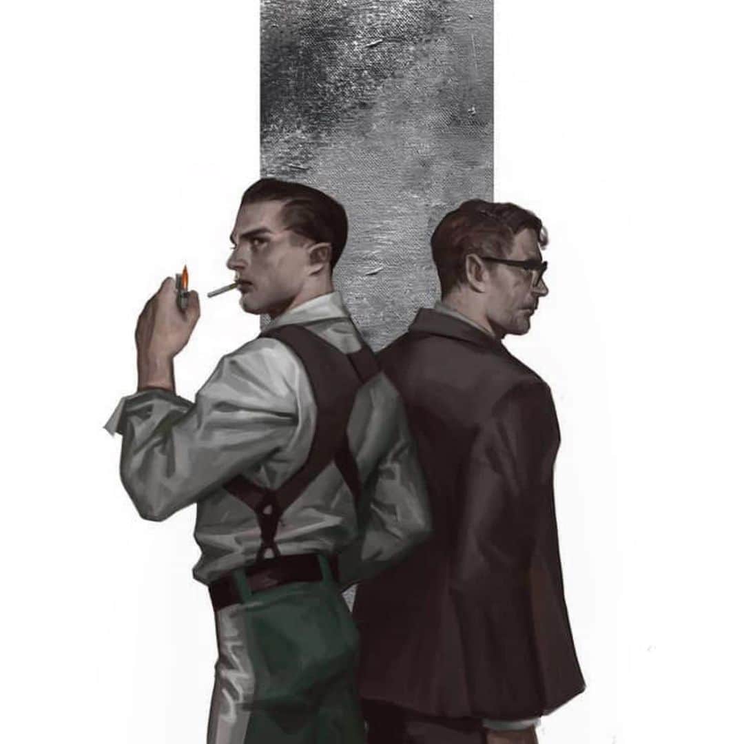 マイケル・マラーキーのインスタグラム：「Only two more episodes of #ProjectBlueBook Season 2 left to shoot! It’s bigger, better and ballsier than before. You’re really in for a treat. We have been getting loads of cool fan art sent through as usual and are always delighted to see them. You’re all so talented! ・・・ #Repost @thebluebookfiles #PBBfanartfriday #aidangillen #michaelmalarkey ・・・ PS. Please tag artist so I can credit!」