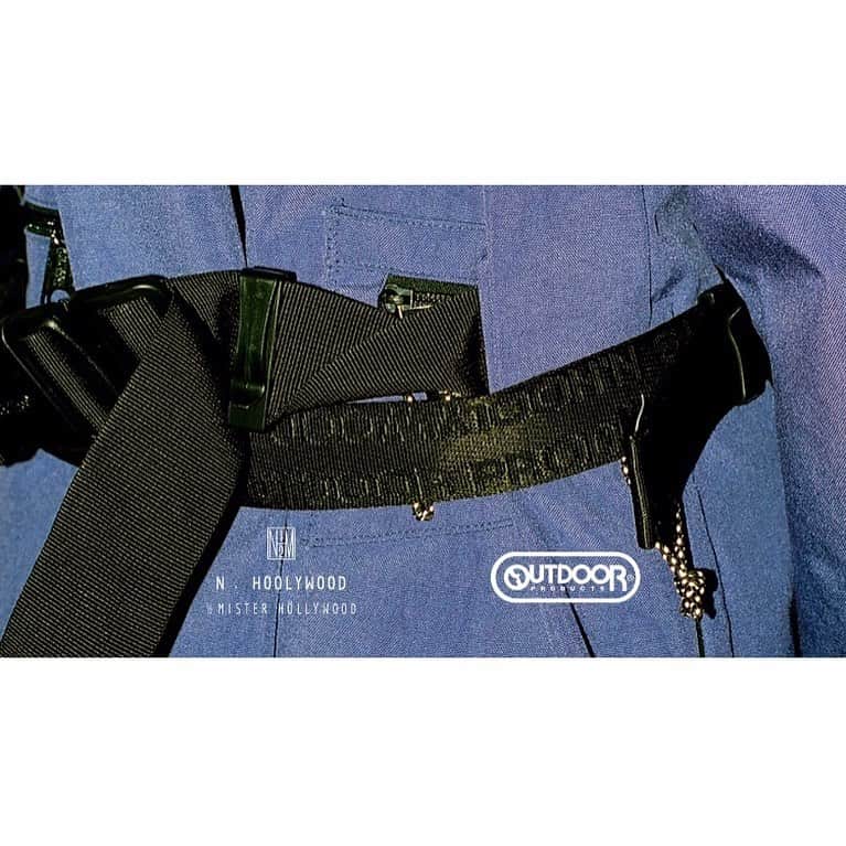 のインスタグラム：「Tomorrow! N.HOOLYWOOD × OUTDOOR PRODUCTS will be available at #misterhollywood #misterhollywood_OSAKA #nhoolywood_ISETAN_MENS #nhoolywood_ROPPONGI #nhoolywood_GINZA #nhoolywood_NAGOYA #nhoolywood_FUKUOKA #nhoolywood_ZOZOTOWN  #misterhollywood_official_online_store  #nhoolywood#collaboration#outdoorproducs#purple#gray」