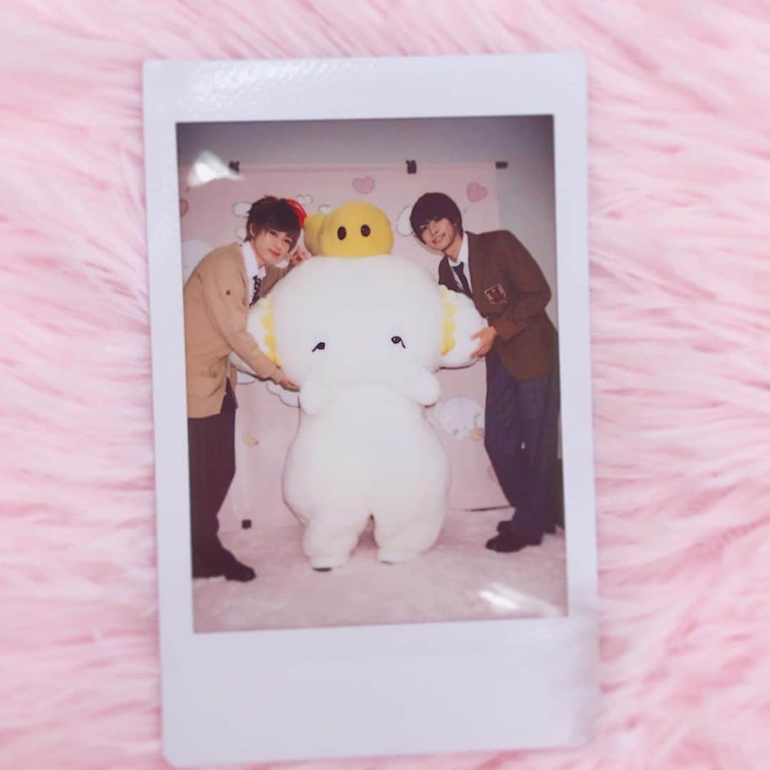こぎみゅん（サンリオ）のインスタグラム：「. LINE LIVEをみてくれたみんな、ありがとうみゅん‥♡ 目つむっちゃったみゅん‥ #こぎみゅん  #半目 #linelive #サンリオ男子 #チェキ #sanrio #character #小麦粉の妖精 #cogimyun」