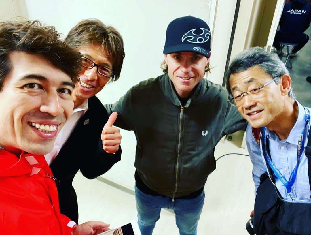 Saschaさんのインスタグラム写真 - (SaschaInstagram)「#ジャパンカップ サイクルロードレース チームプレゼンテーション終了！今年はいつも以上に豪華メンバー！雨の中宇都宮に集まっていただいた皆様本当にありがとうございました！明日明後日が楽しみです！一度東京に戻って、明日朝 #ズムサタ に出演したら宇都宮に戻ってクリテリウムの実況を担当します！ #jcrr #jspocycle @jsports_official」10月18日 21時43分 - sascha348