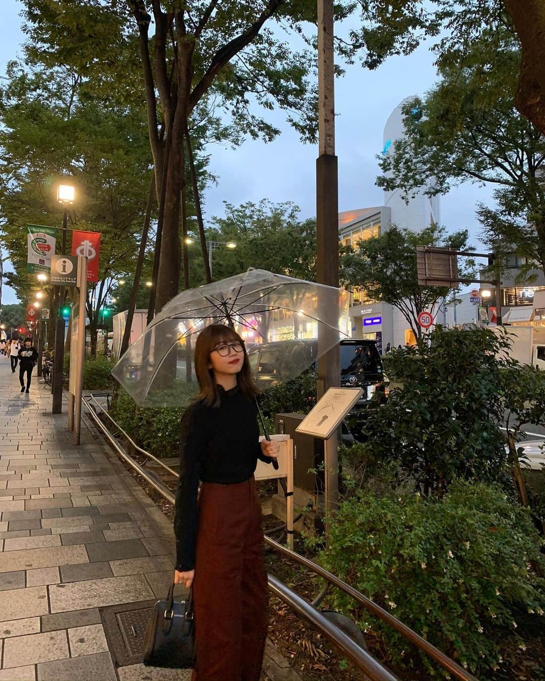 碓井玲菜さんのインスタグラム写真 - (碓井玲菜Instagram)「#れいなすたいる ☔︎」10月18日 22時08分 - reina_usui