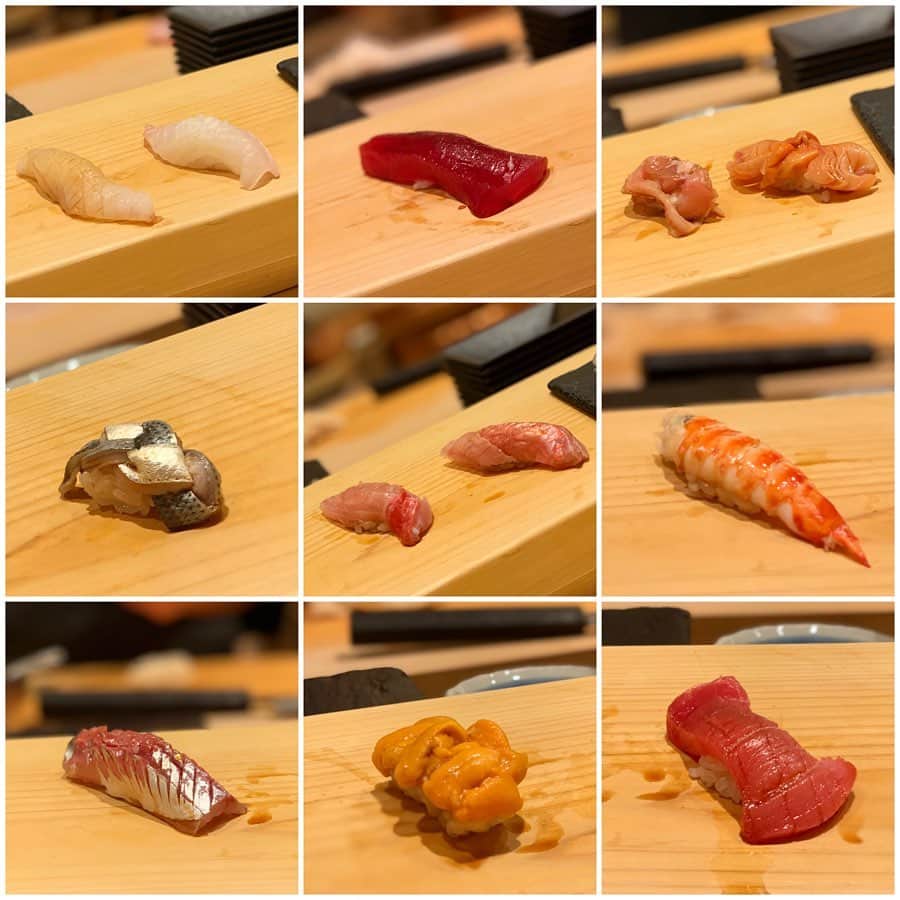 吉田美紀さんのインスタグラム写真 - (吉田美紀Instagram)「・ ・ 今月のtripleMの会はお寿司🍣 三原橋銀九郎の井上さんのところに伺いました。 ・ 女性でも食べやすい 小さなシャリの数えきれないほどのお寿司に 途中に煮付けなども出してくださって 銀座でも👛の心配なくいただける とってもあたたかいお店♡ ・ 7周年おめでとうございます🎊 ・ ・ 今回も楽しかったね♡ 次回は忘年会的なかんじかなぁ… ・ あぁ本当に一年が早い😅 ・ ・ #sushi #ginza #dinner #friends #三原橋銀九郎 #お寿司 #お友達 #定例会」10月18日 23時10分 - miki__yoshida