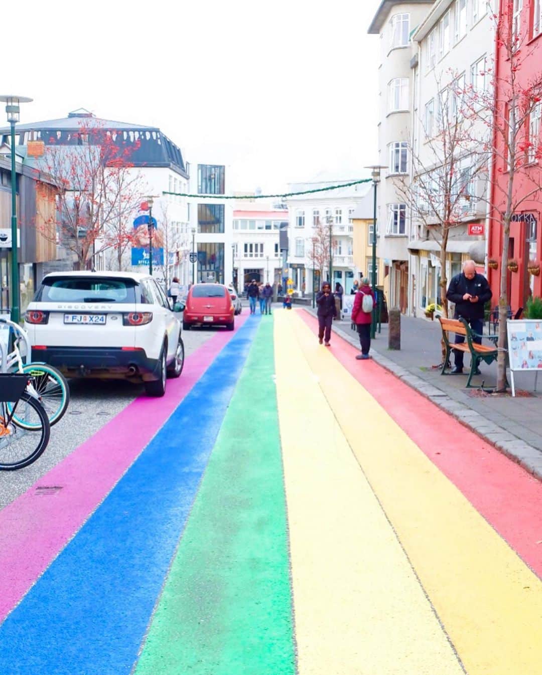 武智志穂さんのインスタグラム写真 - (武智志穂Instagram)「📍 Reykjavík  地球最北の首都とも言われている、アイスランドの首都レイキャビク。﻿ オシャレなウォールアート、小さな家やカラフルな色の家がずらりと並んでいて、散歩するだけでも楽しかった☺️﻿ ﻿ "町で一番" という意味のBaejarins bestuという大人気のホットドッグ屋さんで食べたラム肉のホットドッグも美味しかったです🌭﻿ ラム肉好きにはたまらない国🇮🇸🐏﻿ ﻿ ﻿ #志穂sTrip #Iceland #icelandtravel #火と氷の国 #Reykjavík #レイキャビク」10月19日 2時53分 - shiho_takechi