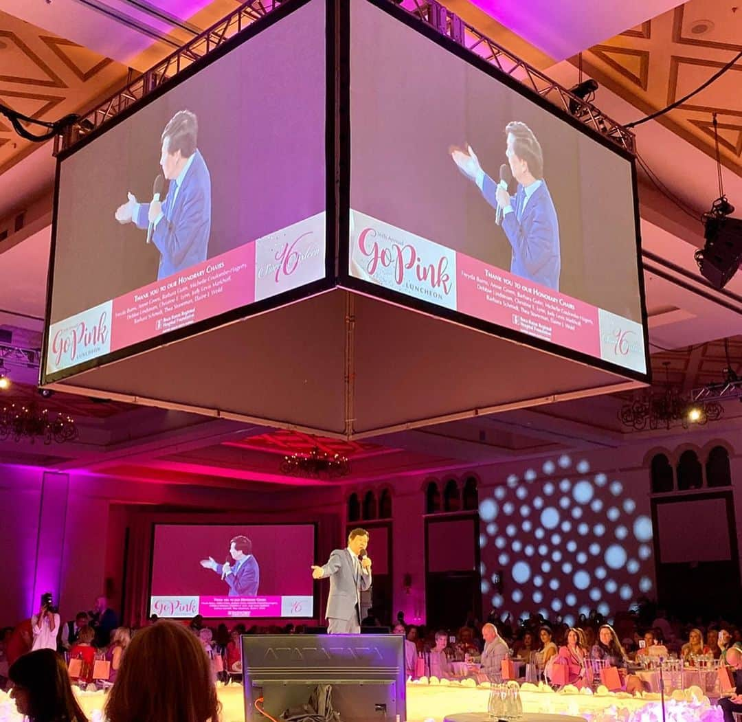 モーガン・プレッセルさんのインスタグラム写真 - (モーガン・プレッセルInstagram)「The Morgan Pressel Foundation is proud to support the @bocaregional and the 16th annual #GoPink Luncheon! Always special driving up and seeing the mammovan parked out front! Great learning about all the advancements our hospital continues to make in the battle against cancer, and interesting hearing Dr. Ken Jeong tell his story supporting his wife through the fight. A cancer diagnosis affects far more than just the patient, as my sister, aunt, grandmother and I know all too well. 💕」10月19日 4時22分 - mpressel