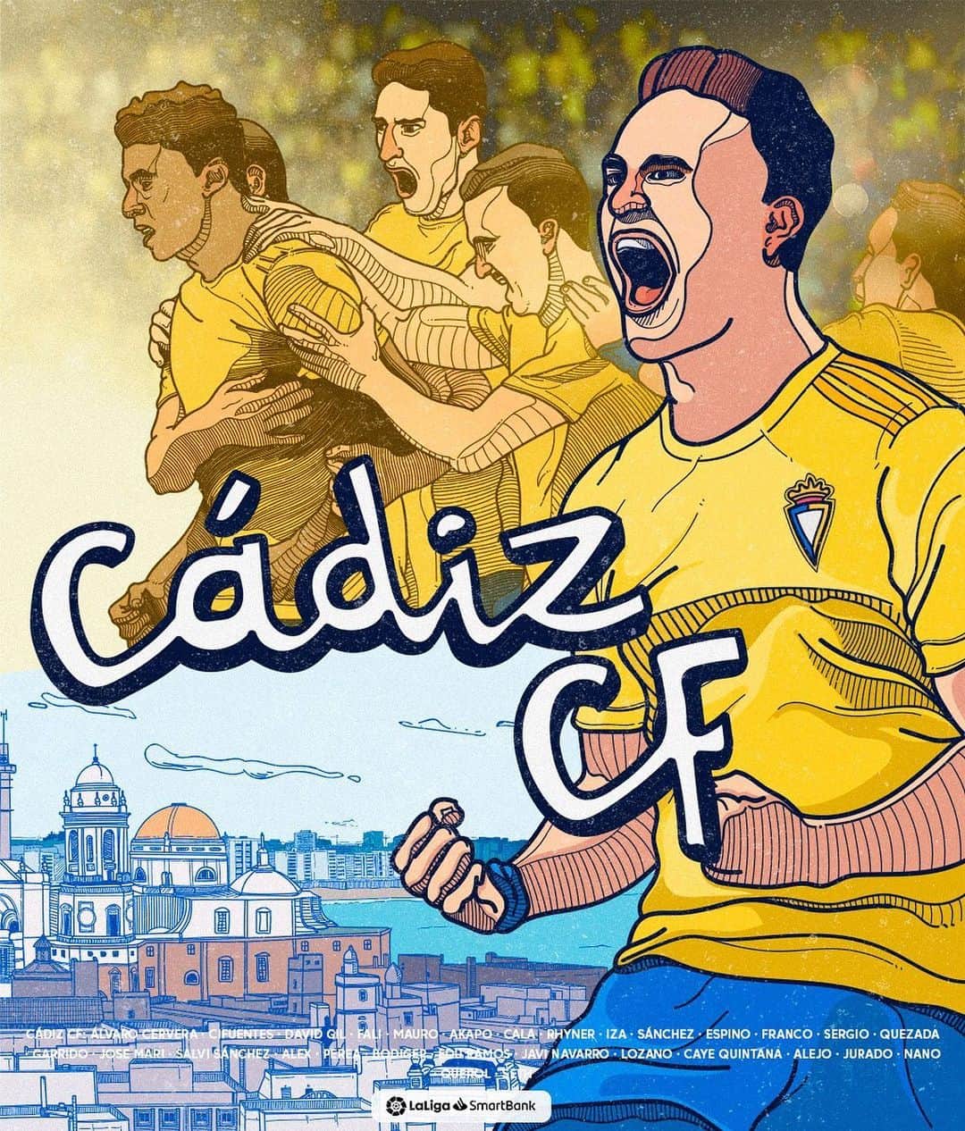 LFPさんのインスタグラム写真 - (LFPInstagram)「A MAGICAL start for @cadizclubdefutbol! ✨ • #LaLiga #LaLigaSmartBank #Cádiz #Football」10月19日 6時17分 - laliga
